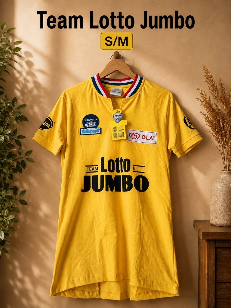 Team LottoJumbo Gele Trui / Retro Shirt – Maat S/M, Ophalen of Verzenden, Nieuw, Shirt