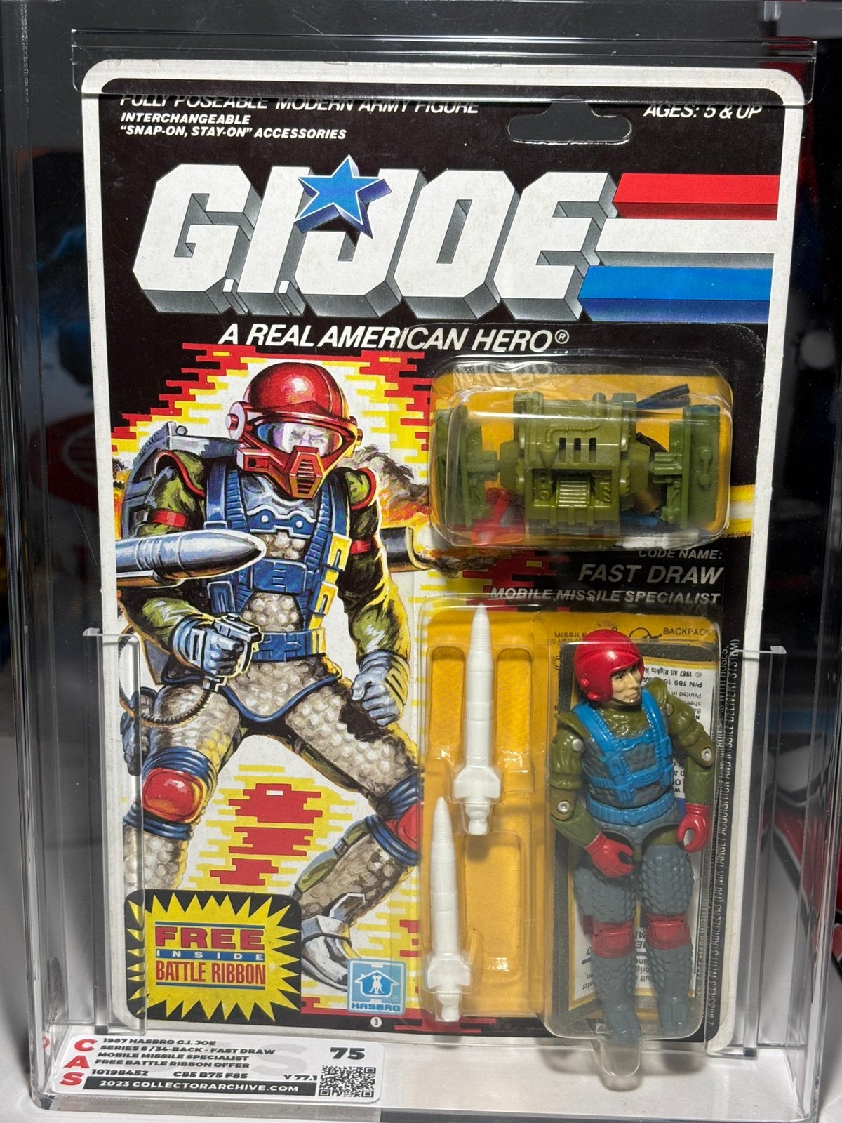 GI Joe Fast Draw CAS 75 moc, Verzamelen, Poppetjes en Figuurtjes, Verzenden, Zo goed als nieuw