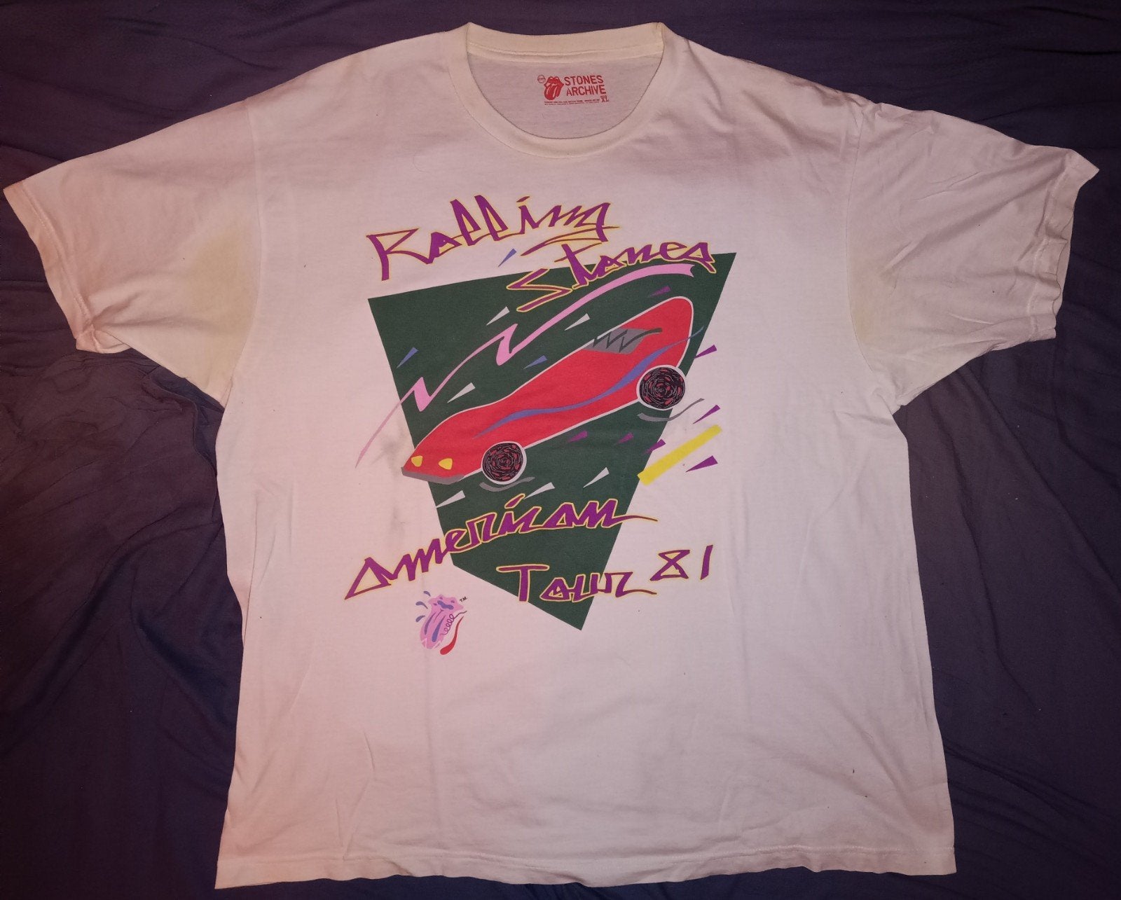 T-shirt Rolling Stones XL, Ophalen of Verzenden, Wit