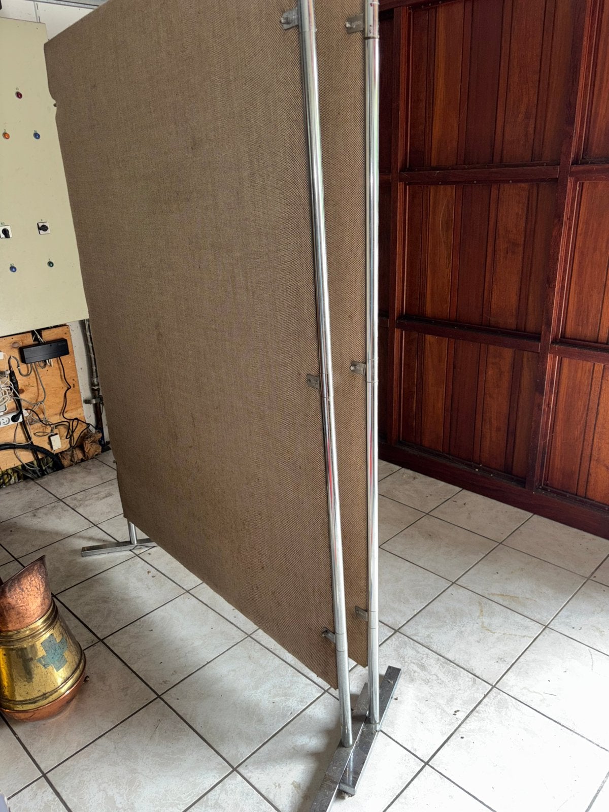 verplaatsbare scheidingswand of kamerscherm, Ophalen, Gebruikt