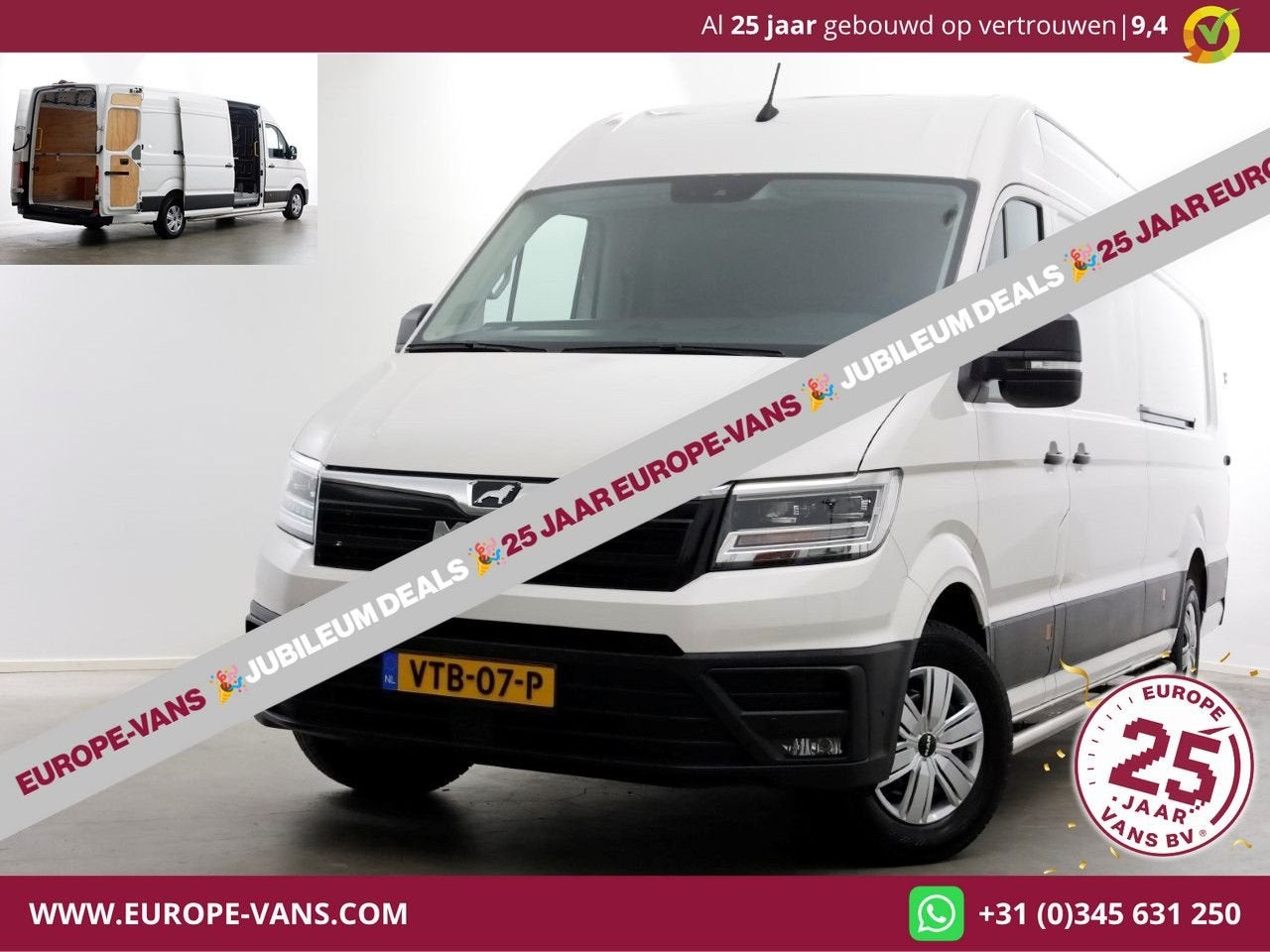 MAN TGE 3.180 2.0 177pk DSG-Automaat L5H3 (L4H2) Supermaxi L, Achat, Entreprise, Carnet d'entretien, Diesel