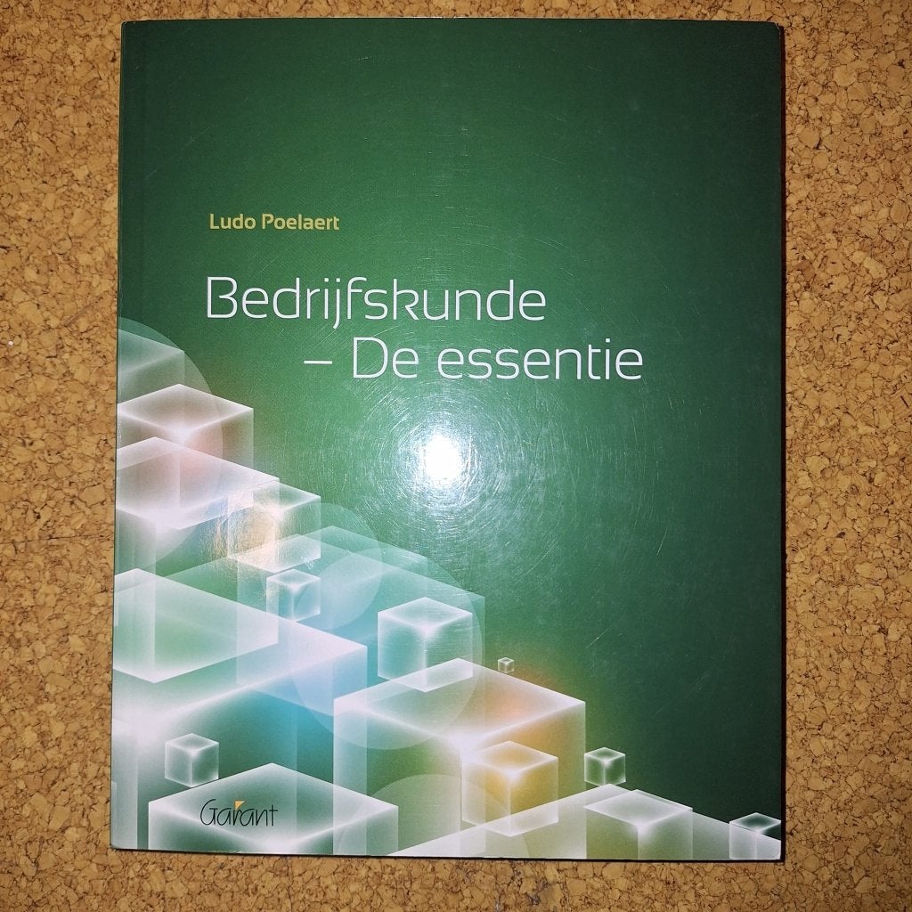 Bedrijfskunde - de essentie Ludo Poelart, Ophalen, Ludo poelart, Hoger Onderwijs, Zo goed als nieuw
