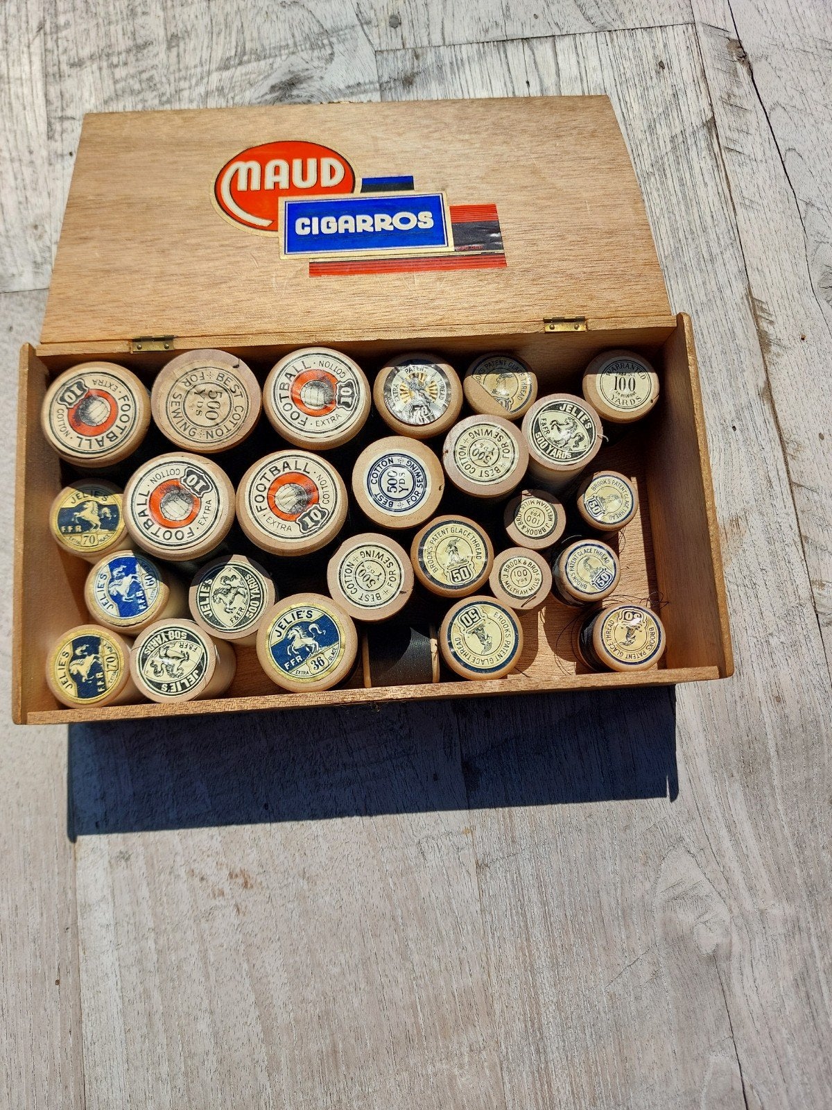 Vintage garenspoelen, Ophalen of Verzenden, Zo goed als nieuw, Accessoires, Industrieel