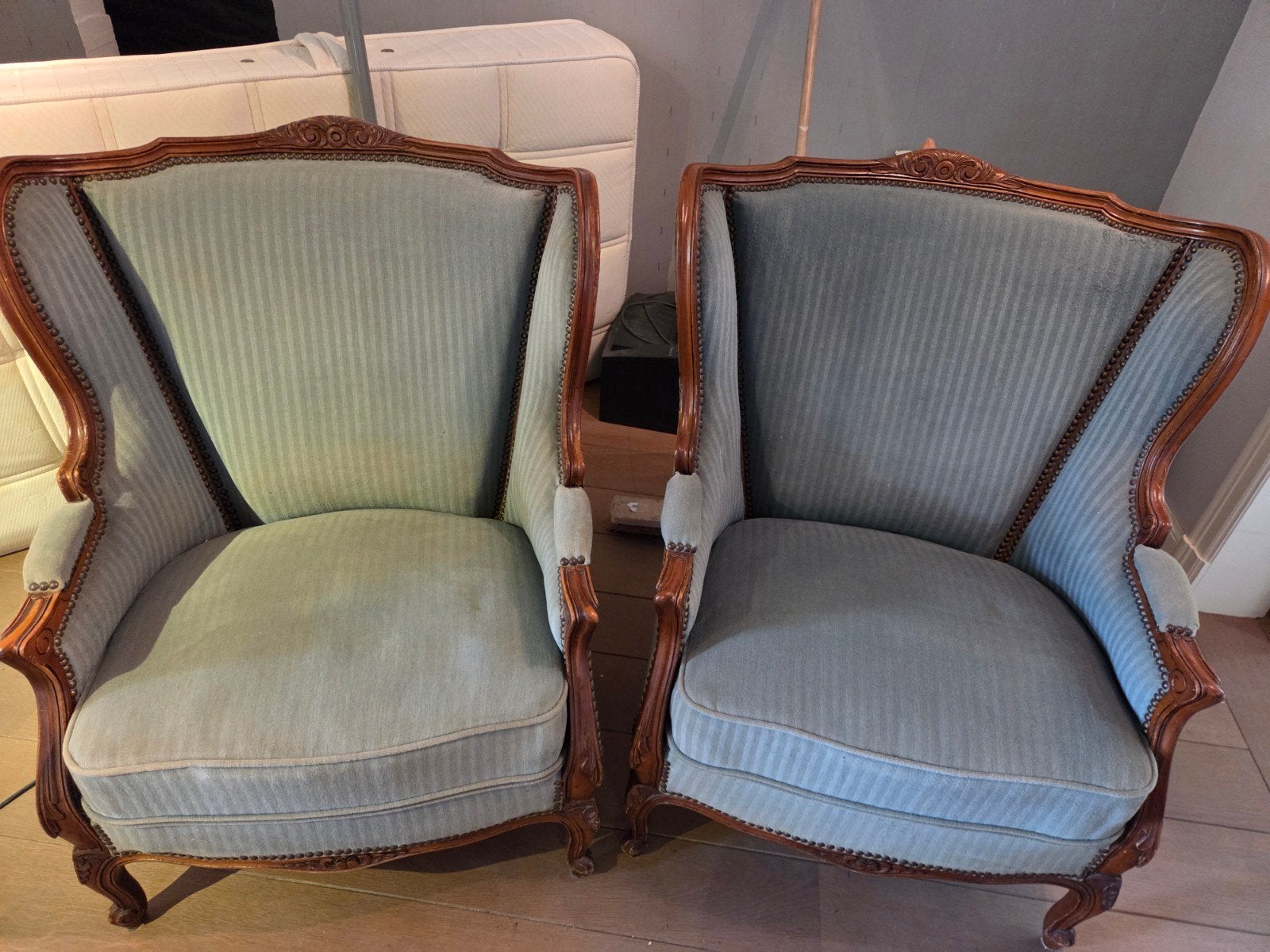 2 antieke zeteltjes te koop, Ophalen