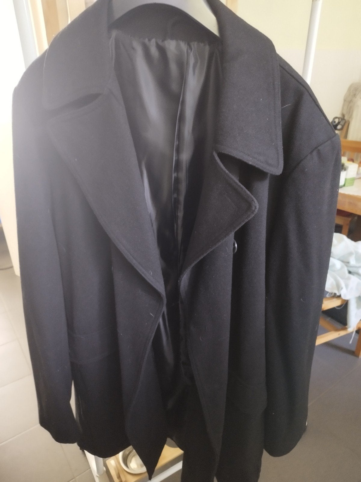 Man Jas wool, nieuw staat, Kleding | Heren, Ophalen, Zo goed als nieuw, Maat 56/58 (XL)