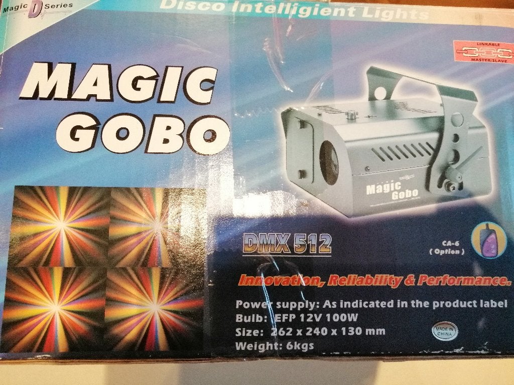 2 x Magic gobo lichteffect, Muziek en Instrumenten, Ophalen, Gebruikt, Geluidgestuurd
