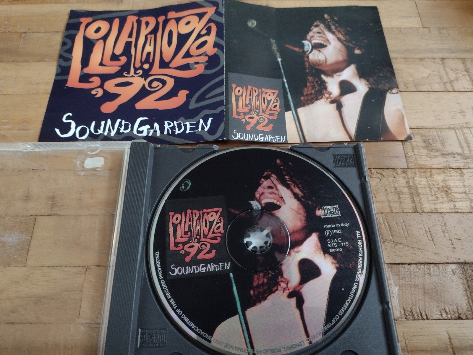 Bootleg cd: SOUNDGARDEN: LOLAPALOZA '92  GRUNGE, Ophalen of Verzenden, Zo goed als nieuw, Alternative Rock