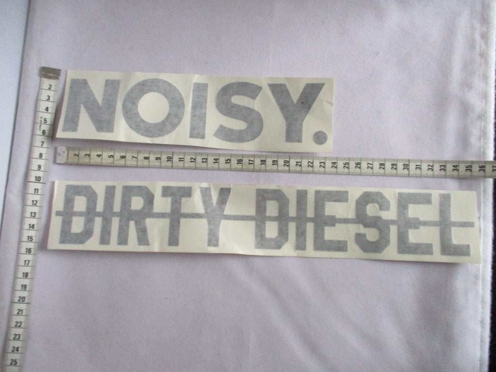 Auto stickers dirty diesel en noisy , tuning accessoire, Enlèvement ou Envoi