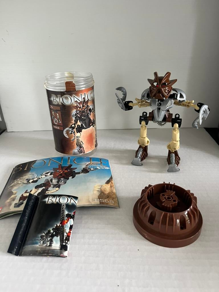 Lego Bionicle 2002 Pohatu Nuva 8568, Ophalen, Gebruikt