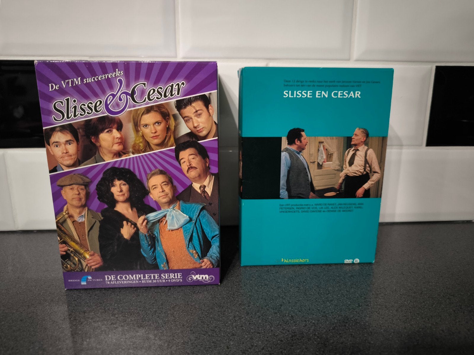 mooie volledige dvd collectie van slisse en Cesar, Cd's en Dvd's, Dvd's | Tv en Series, Ophalen of Verzenden