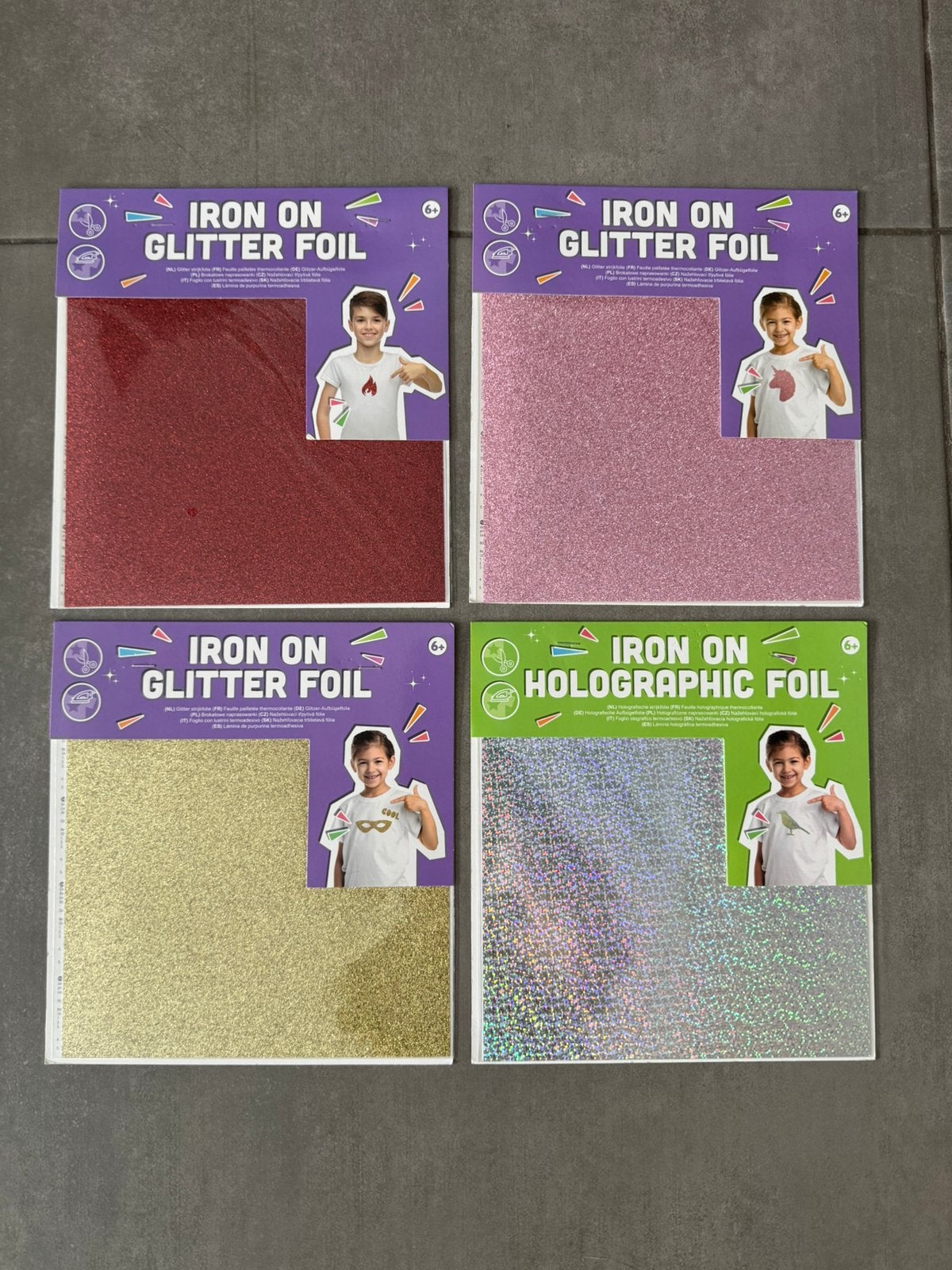 Glitter strijkfolie, Hobby & Loisirs créatifs, Patches vêtements & Hotfix, Enlèvement, Neuf, Motifs Hotfix