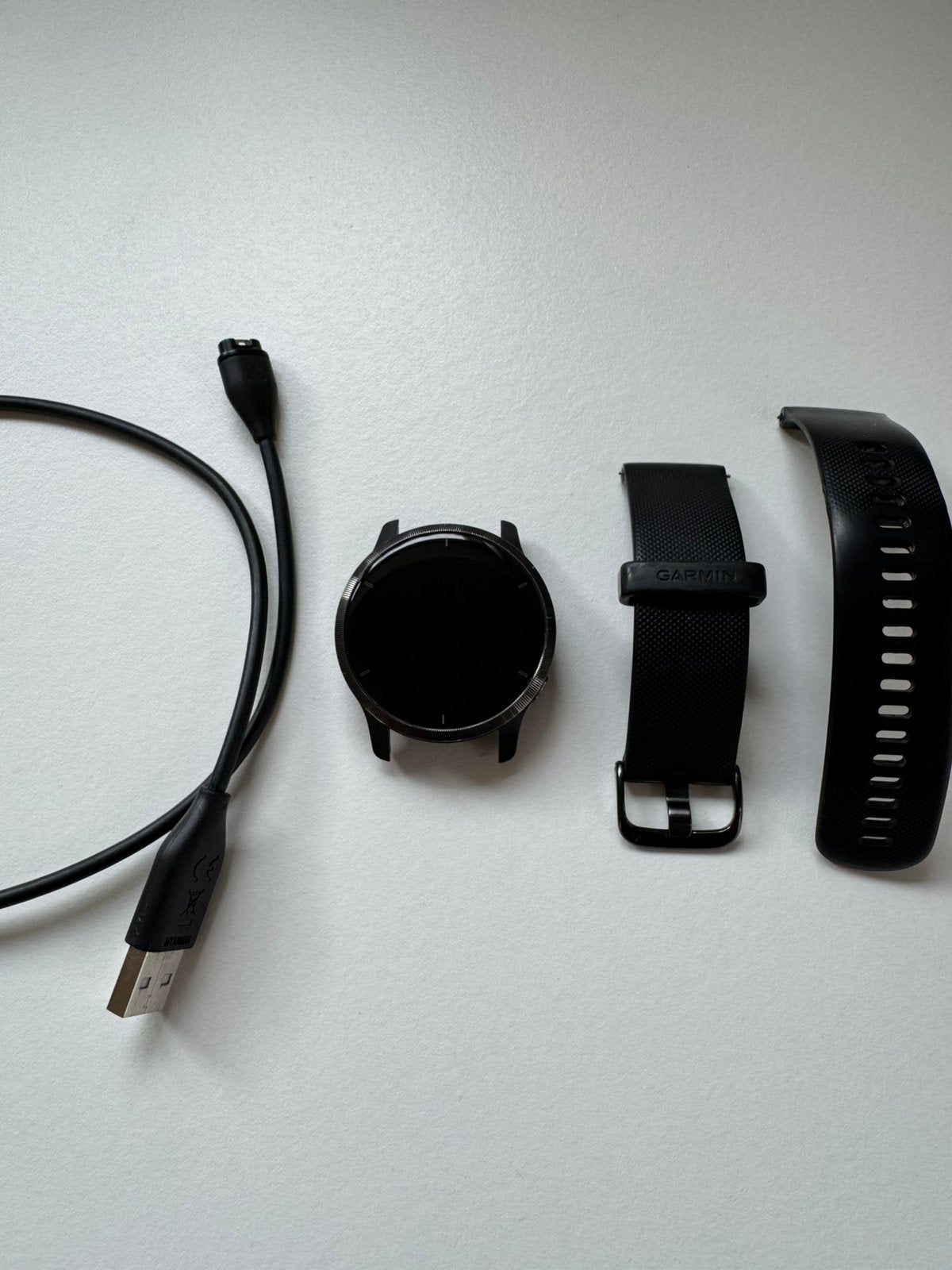 Garmin Venu 2, Handtassen en Accessoires, Smartwatches, Ophalen, Waterdicht, Gebruikt, Zwart