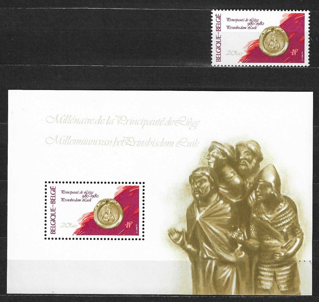België OPC 1990 + BL56 Prinsdom Luik **, Ophalen of Verzenden, Postfris, Postfris