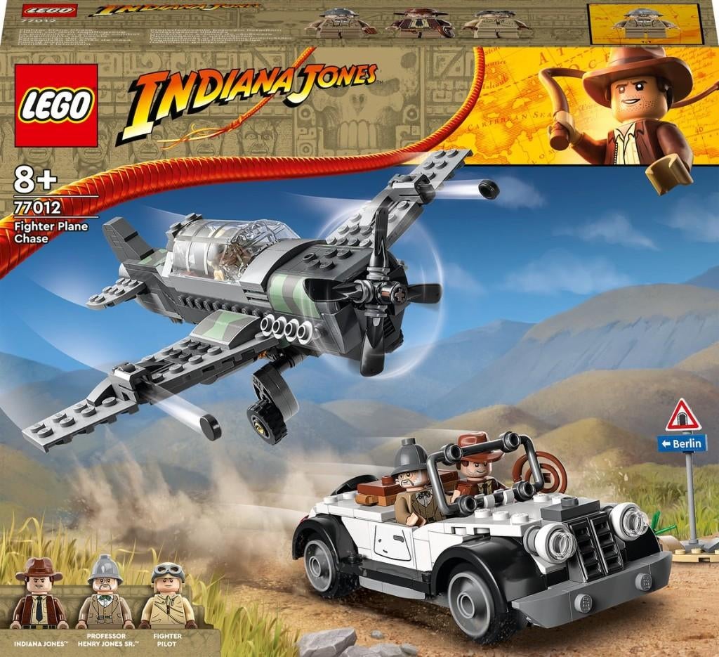 LEGO Indiana Jones Gevechtsvliegtuig Achtervolging Vliegtuig, Ophalen, Nieuw, Complete set, Lego