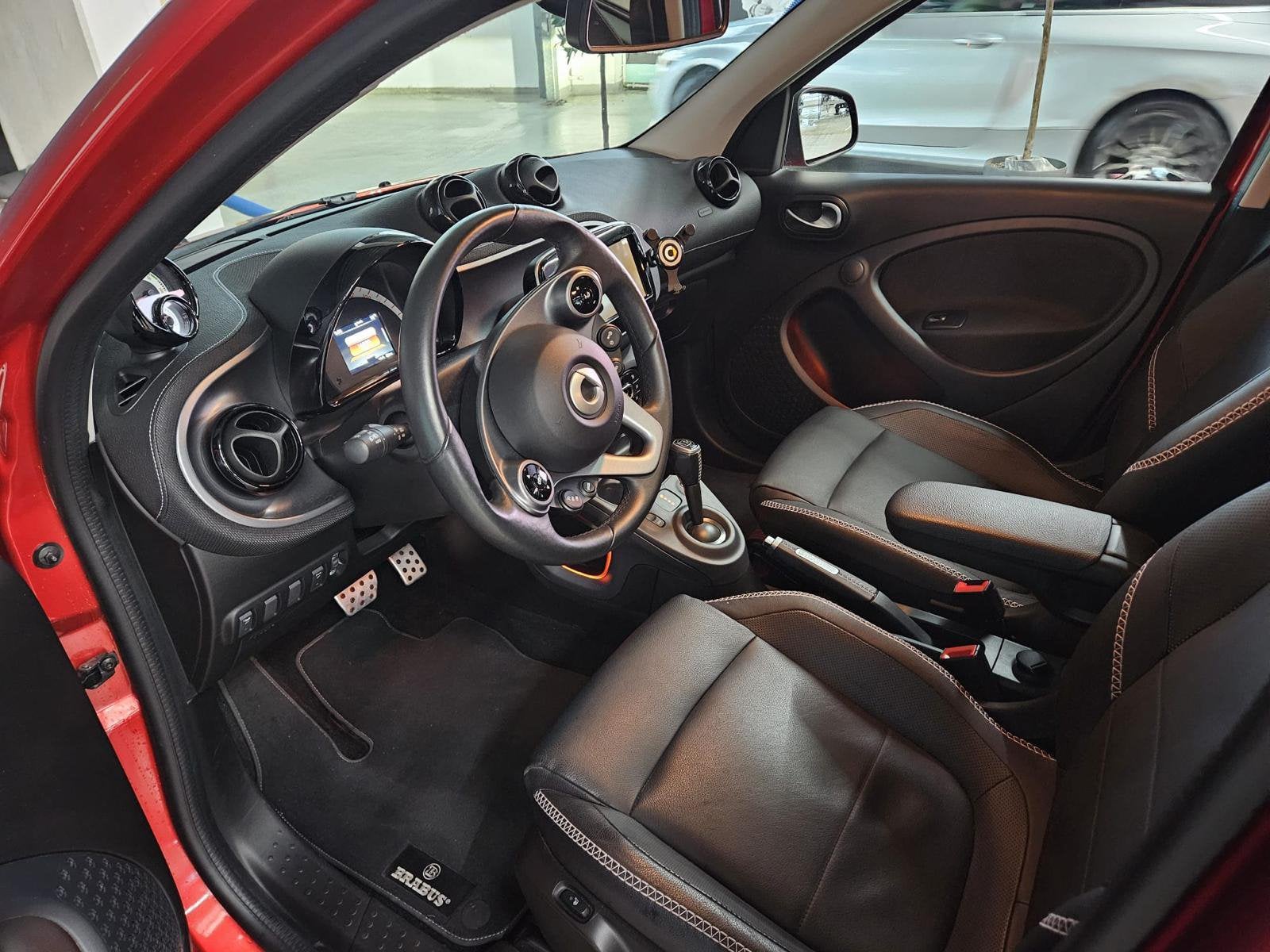 Smart forfour brabus uitvoering, Auto's, Automaat, 4 deurs, Leder, Elektrisch