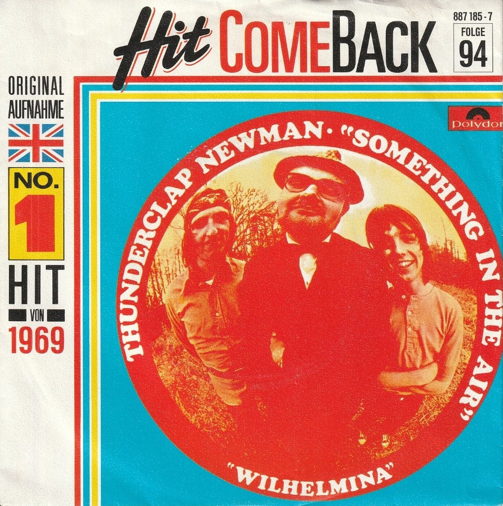 Thunderclap Newman - Something in the air, Pochette photo, Single, Comme neuf, 7 pouces