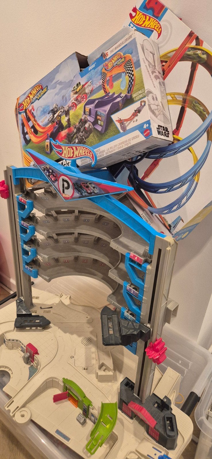 Grand lot de hotwheels, de jobs et de garage, Enlèvement