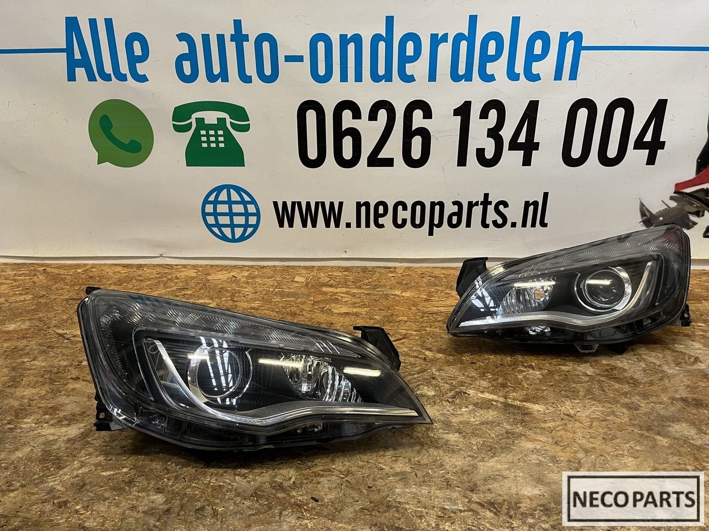 OPEL ASTRA J KOPLAMP KOPLAMPEN ORGINEEL 1ZT010012-02, Auto-onderdelen, Gebruikt, -, -, Opel