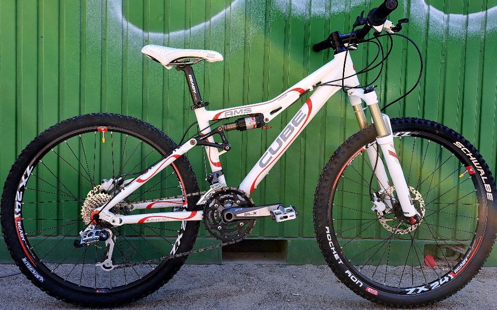 VTT CUBE AMS COMP full suspension 26" prix550€048981/3734, CUBE AMS COMP 26POUCES, 26 pouces ou plus, Frein à main, Comme neuf