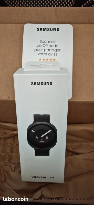 Samsung galaxy watch 9 Noir Neuf, Neuf, Enlèvement ou Envoi, Samsung, GPS