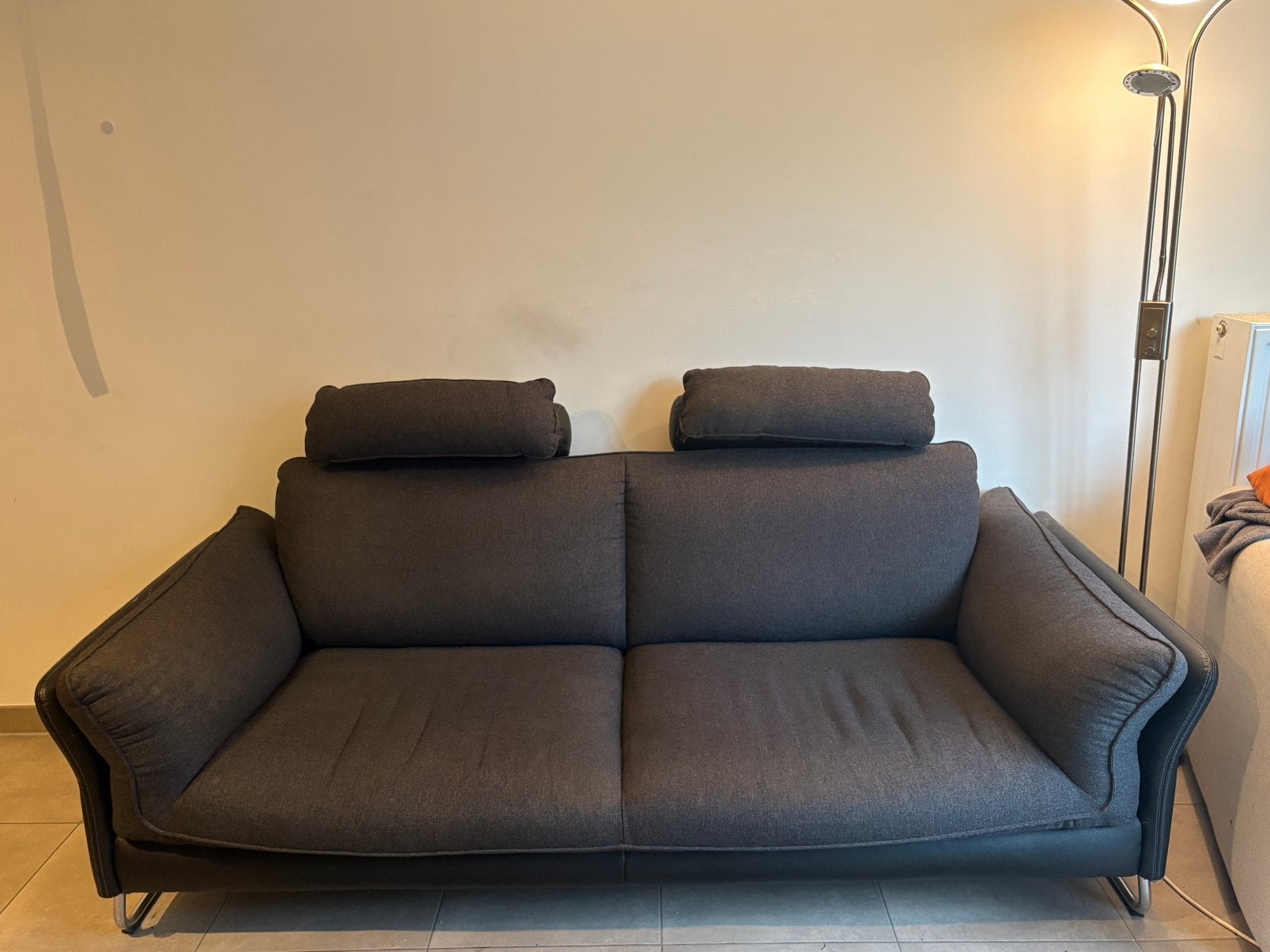Zetel, Ophalen, Gebruikt, Leer, Tweepersoons