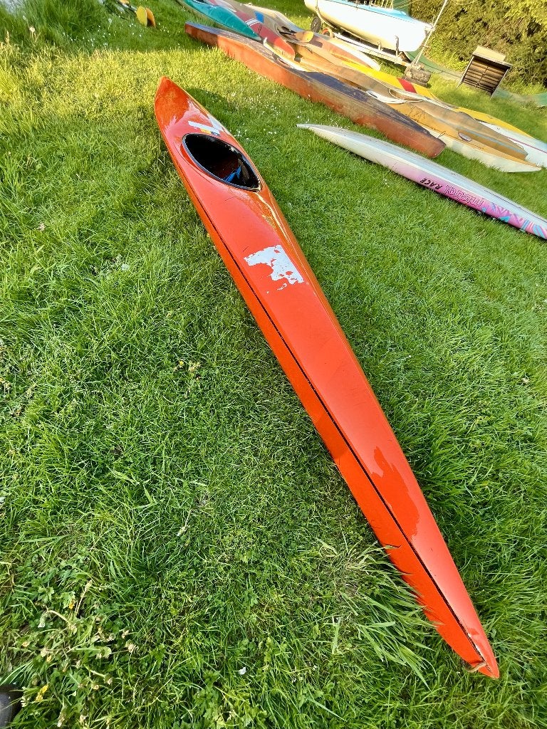 4 stuks vintage jaren 70-80 kayaks te koop, Ophalen, Gebruikt, 1-persoons