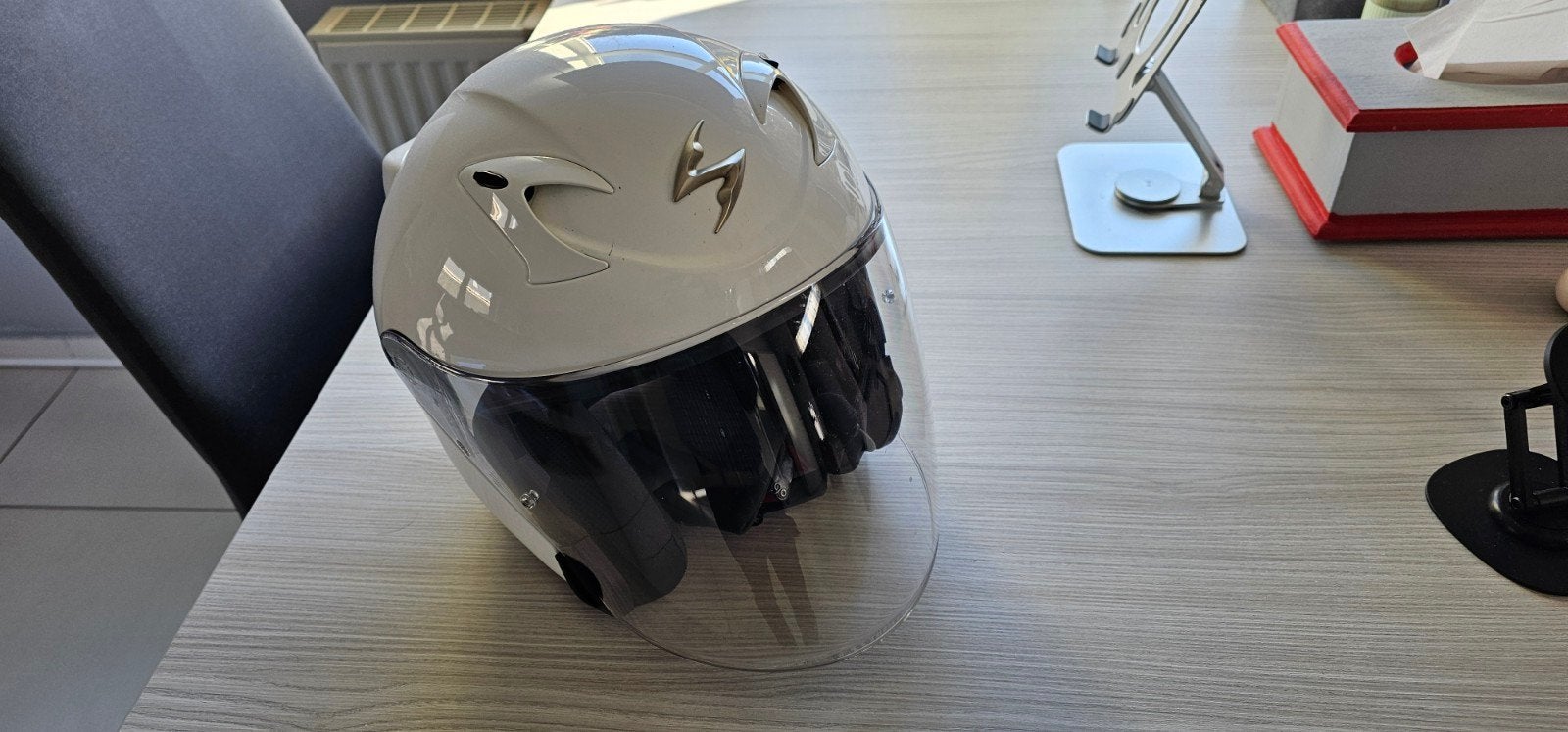 Scorpion EXO 220 ongebruik + Spider ST1 in nieuwe staat., Ophalen