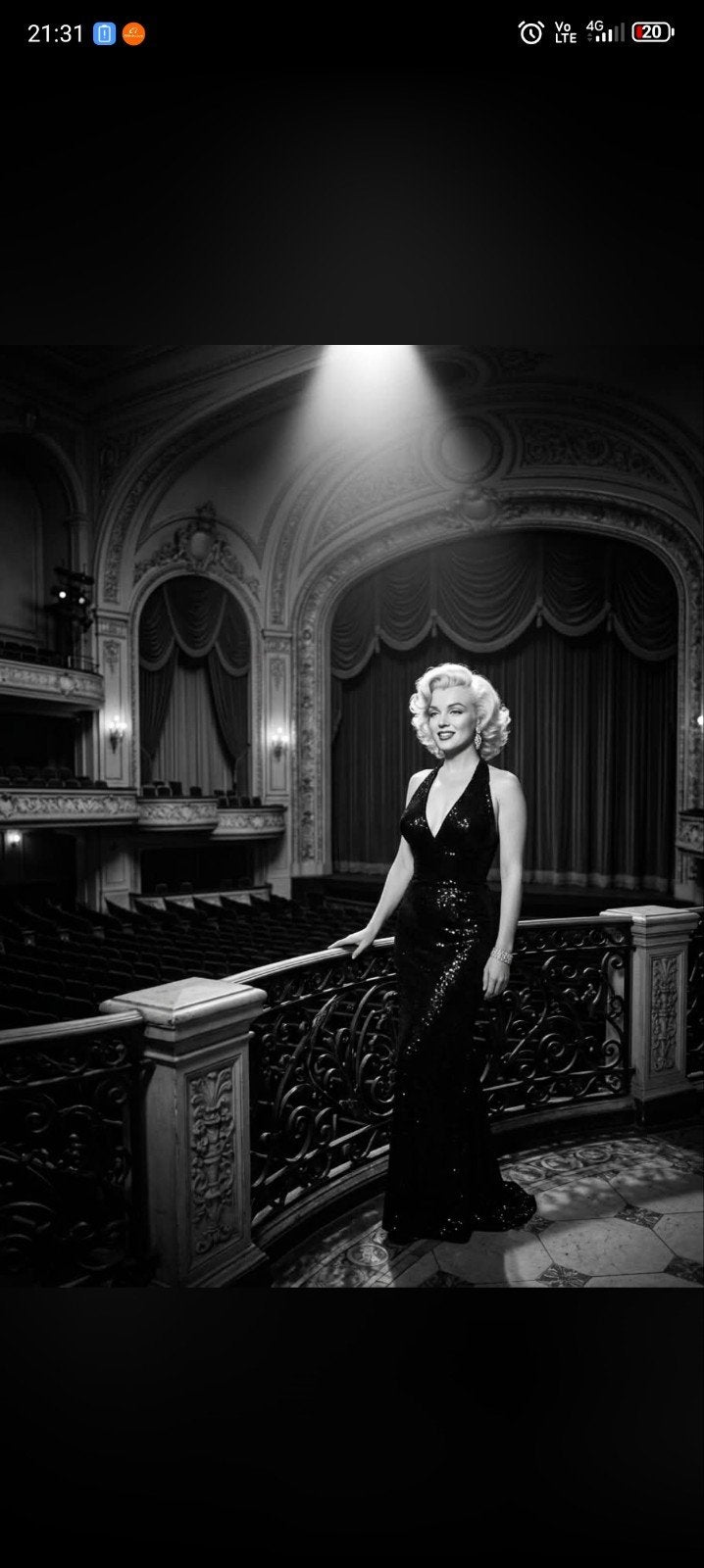 Marylin monroe.                           Foto Poster 2030cm, Ophalen of Verzenden