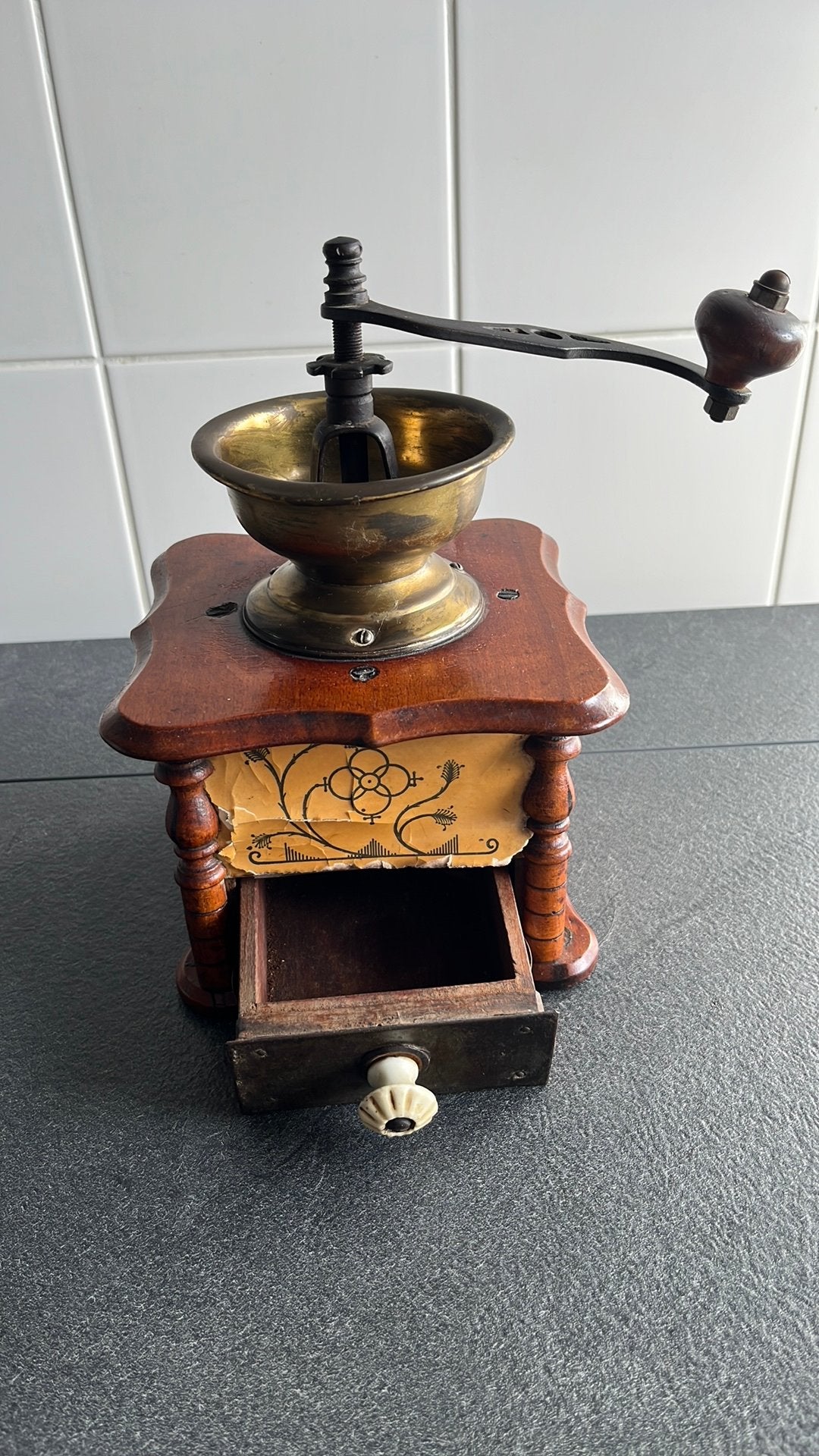 Oude koffiemolen, Antiek en Kunst, Ophalen