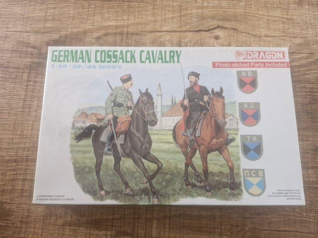 Dragon 1/35 German Cossack Cavalry, Ophalen of Verzenden, Nieuw, 1:35 tot 1:50, Figuur of Figuren