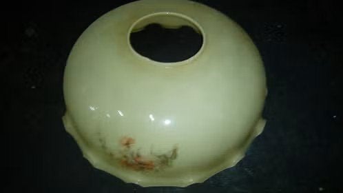 Ancien globe en verre 40 cm des années 50, Enlèvement ou Envoi