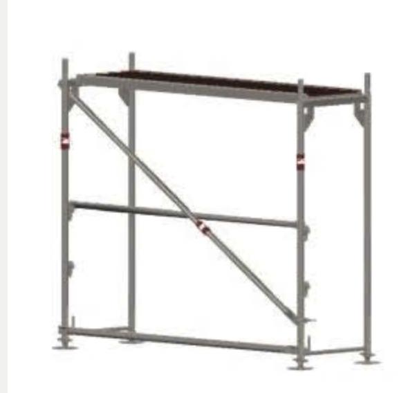 Steiger Altrad Quadro, Ophalen, Gebruikt, Gevelsteiger, 2 tot 5 meter