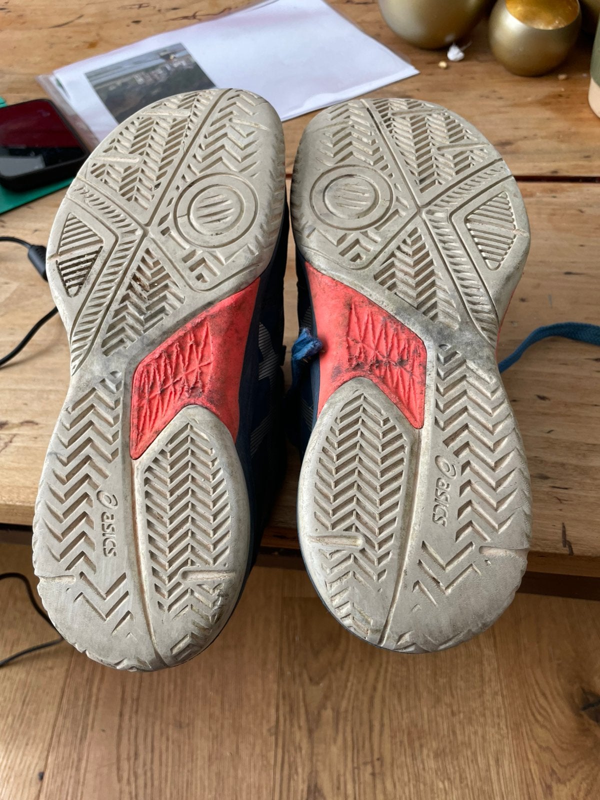 Chaussures bleu Asics, Kleding | Heren, Schoenen, Sportschoenen, Zo goed als nieuw, Verzenden, Blauw