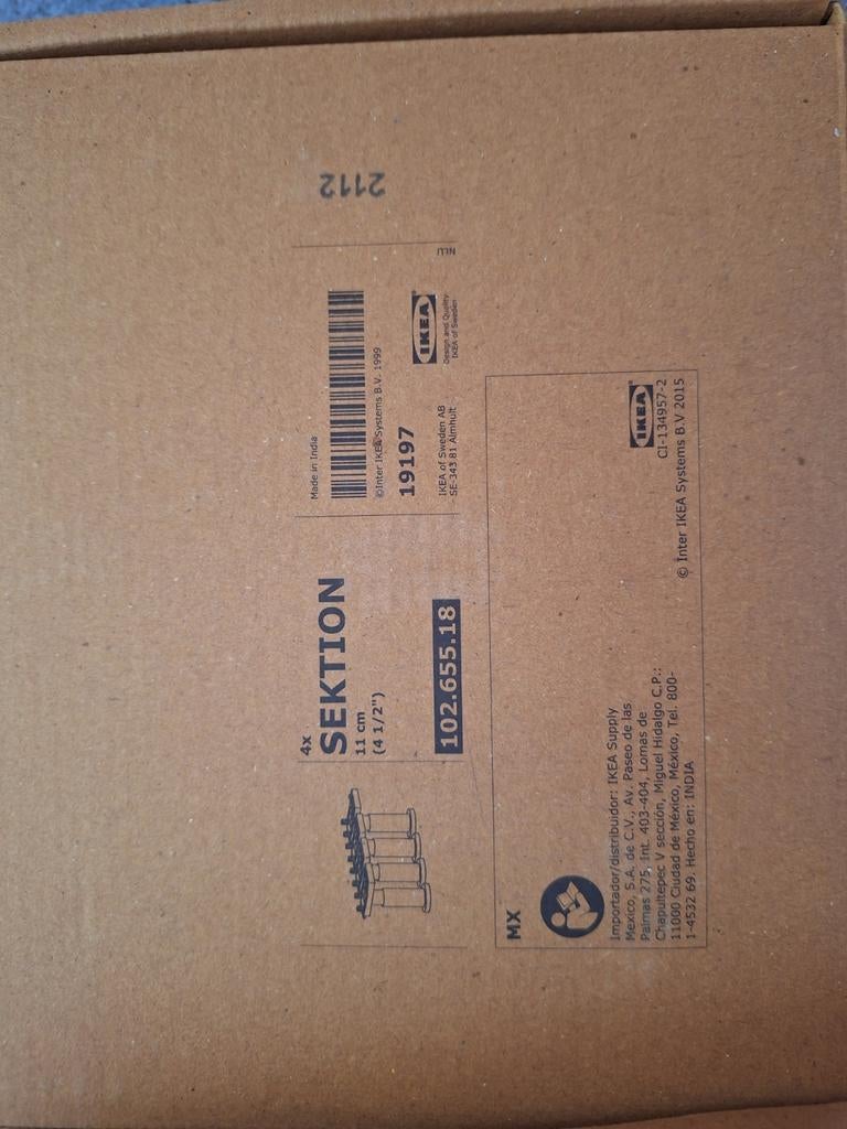 Ikea Sektion meubelpoot 11cm, Huis en Inrichting, Ophalen of Verzenden