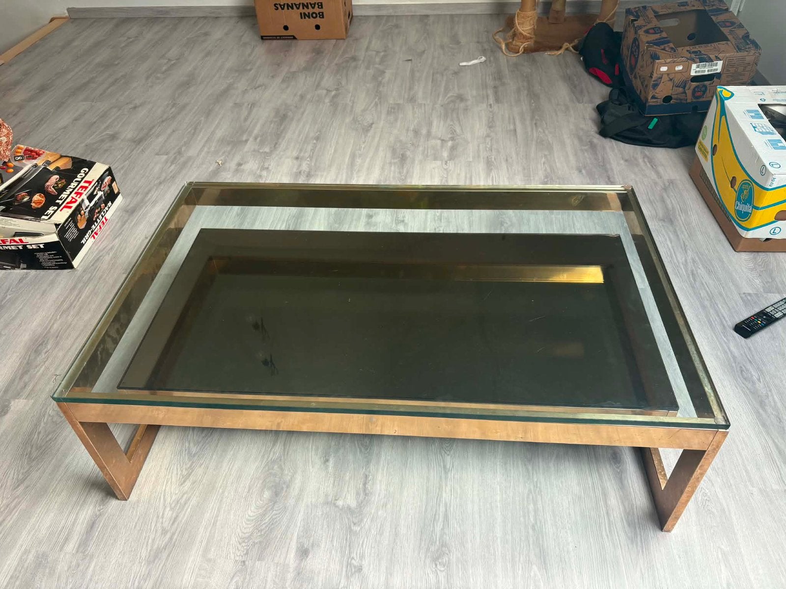 Salontafel, Huis en Inrichting, Tafels | Salontafels, Ophalen, Gebruikt, 50 tot 100 cm, 100 tot 150 cm