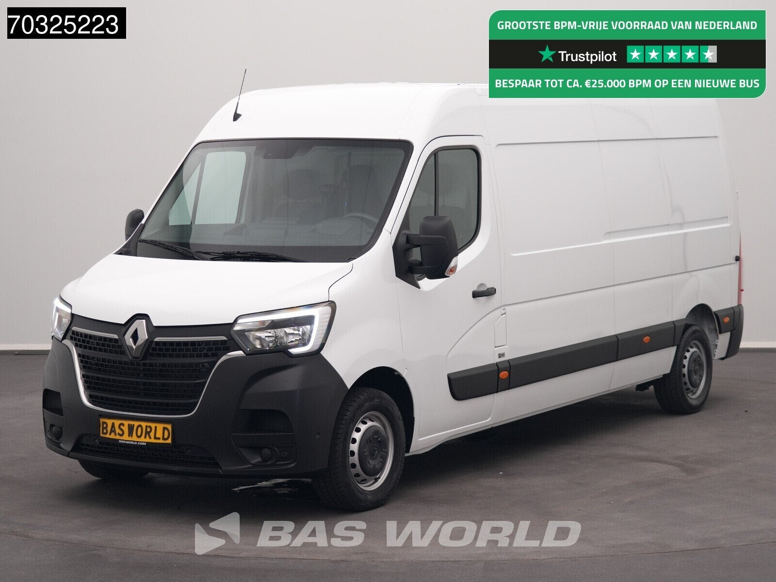 Renault Master 135PK L3H2 LED Airco Cruise Parkeersensoren v, 135 pk, Stof, Gebruikt, Euro 6