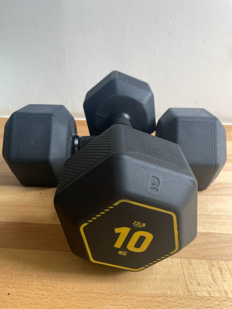 Hexa Dumbbells, Enlèvement, Comme neuf, Pectoraux, Haltère
