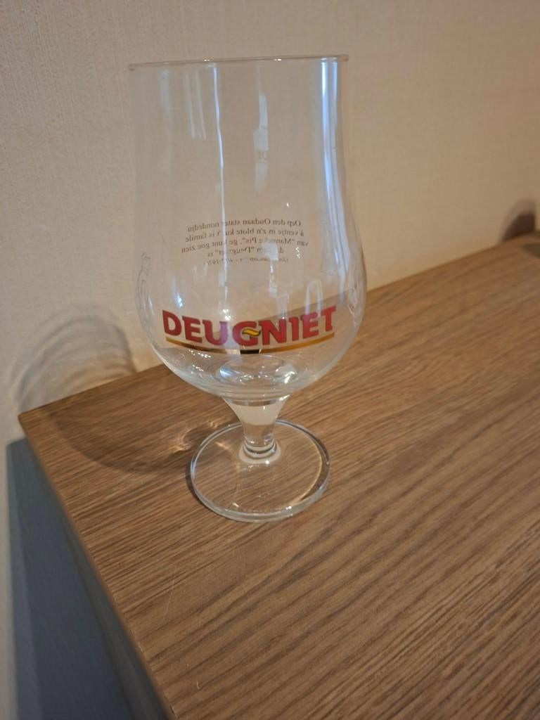 Deugniet Bierglas / Brasserie Du Bocq, Ophalen of Verzenden, Zo goed als nieuw, Bierglas