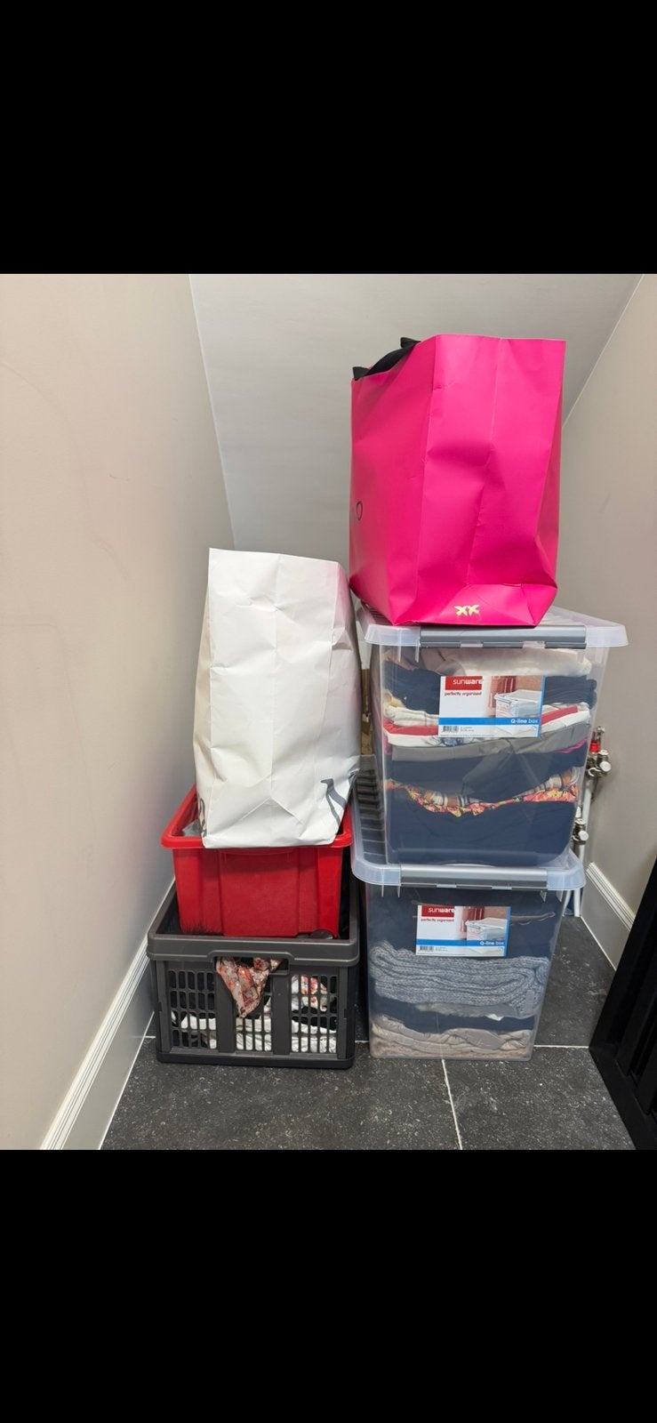 6 boîtes de vêtements, Vêtements | Femmes, Enlèvement, Comme neuf, Taille 38/40 (M)