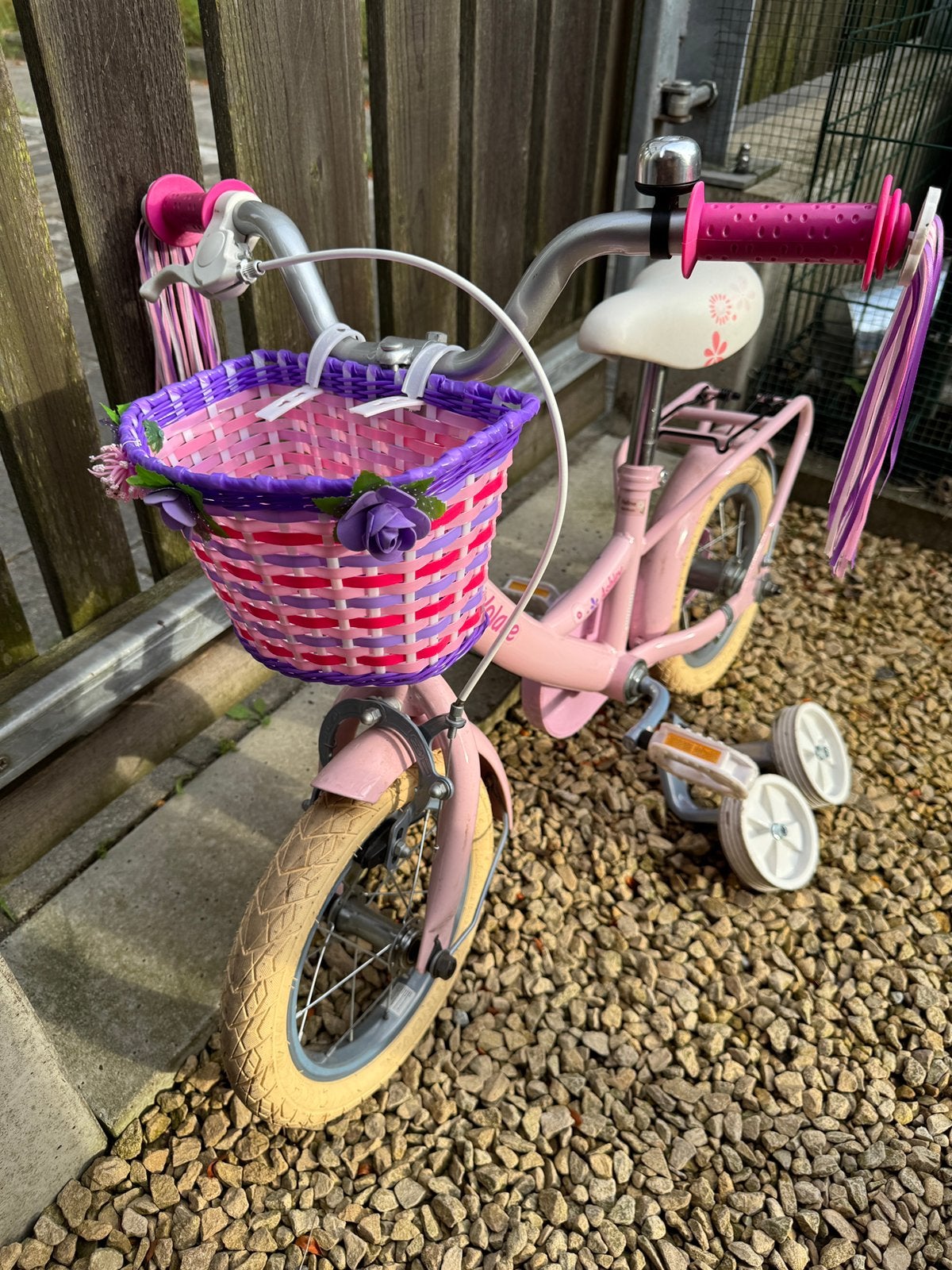 Volare kinderfiets 12 inch (meisjesfiets), Ophalen, Terugtraprem, Zijwieltjes, Minder dan 16 inch