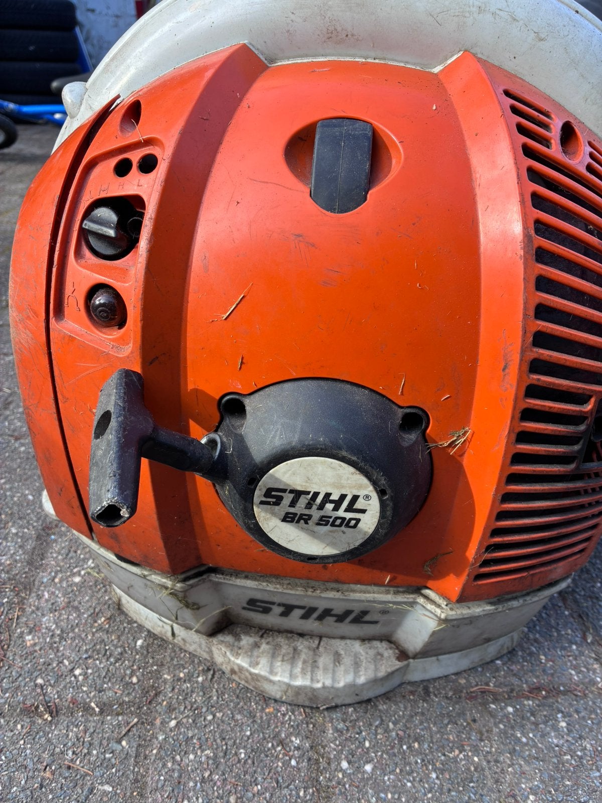 Stihl BR 500, Enlèvement, Utilisé, Essence, Porté à dos