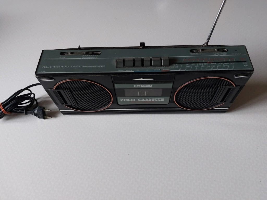 Radio met casette Retro, Enlèvement, Utilisé, Radio