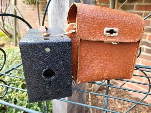 Vintage Kodak No. 2 Brownie Boxcamera - Made in UK, Audio, Tv en Foto, Fotocamera's Analoog, Ophalen, Kodak