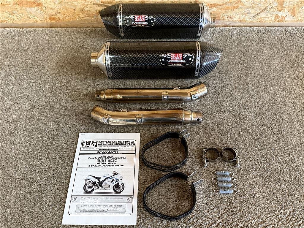 Yoshimura R-77 uitlaten GSX-1300R GSX1300R Hayabusa 08-20, Motoren, Verzenden, Gebruikt