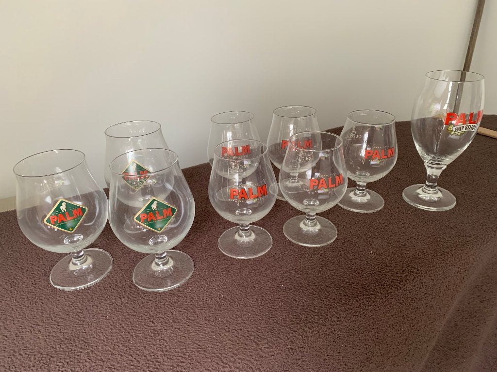 palm glazen, Collections, Marques de bière, Enlèvement, Neuf, Verre ou Verres, Palm