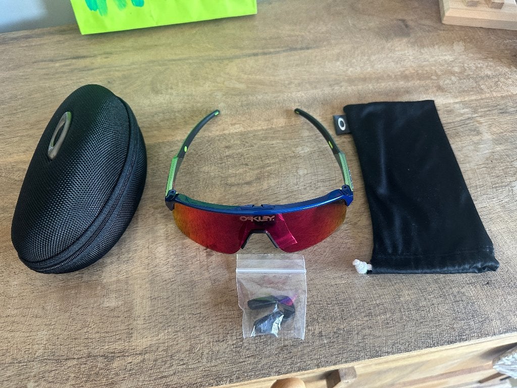 Oakley sutro custom, Ophalen, Zonnebril, Blauw, Zo goed als nieuw