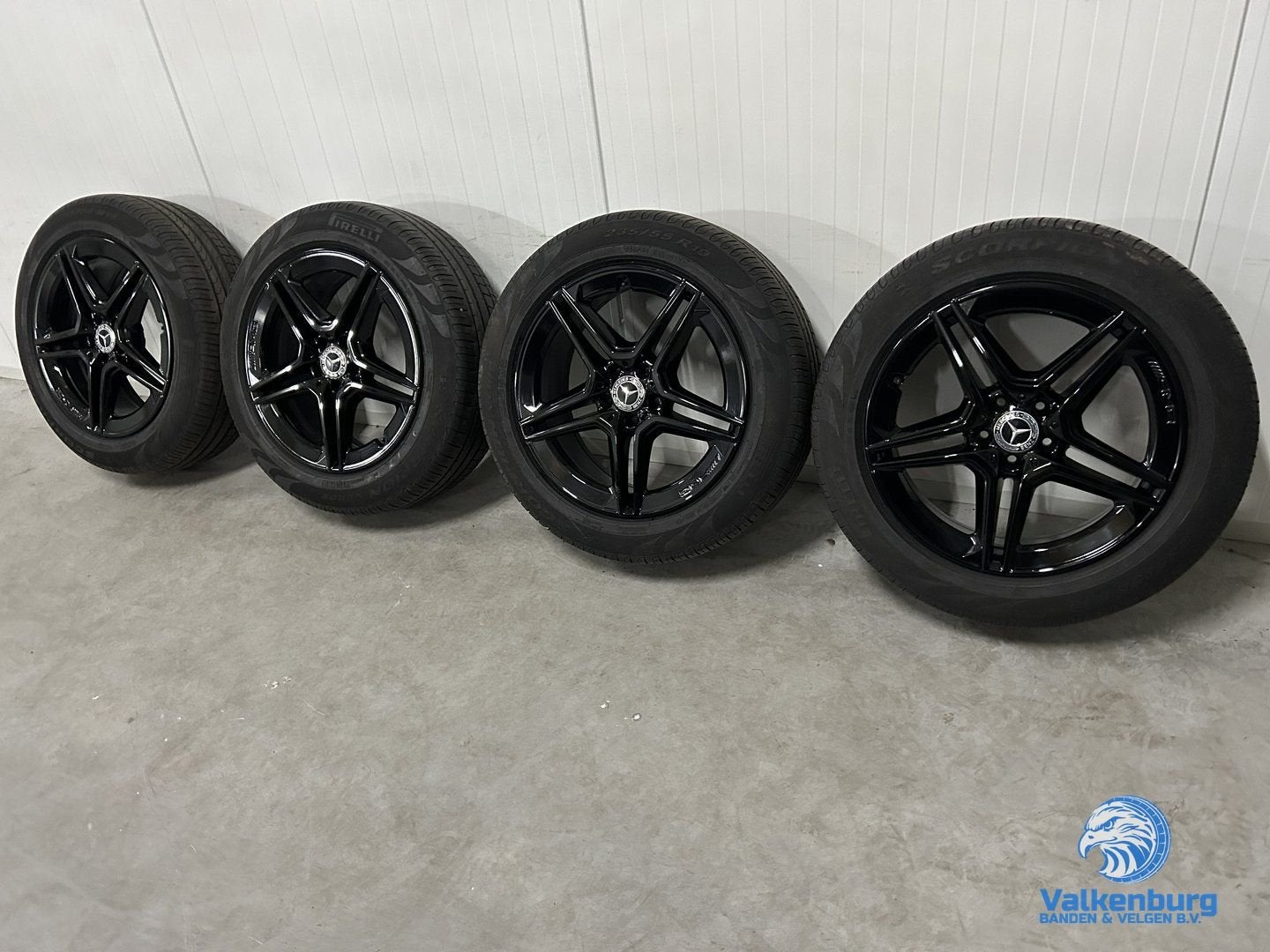 6mm! Originele Mercedes GLC W254 X254 C254 19 inch zwarte AM, 19 inch, Gebruikt, -, -