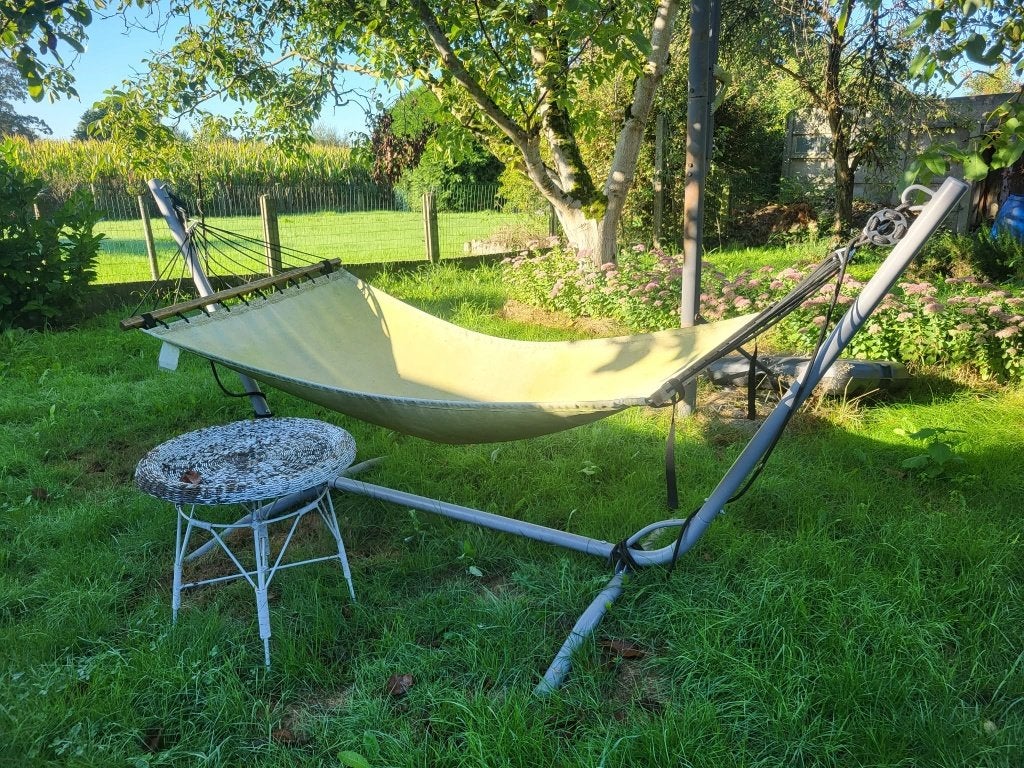 Hangmat - Ikea Fredon, Tuin en Terras, Ophalen, Gebruikt, Meerpersoons, Met standaard