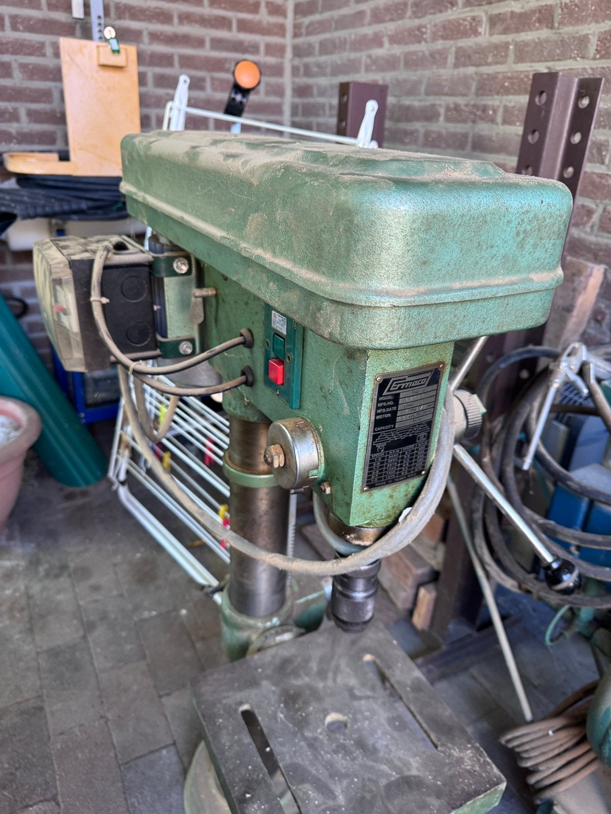 Kolomboormachine, Ophalen, Gebruikt, Kolomboormachine