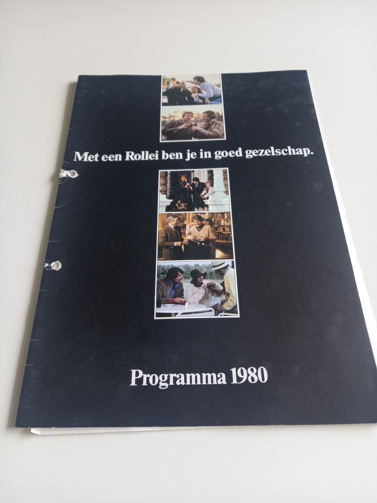 Brochure Rollei 1980, Audio, Tv en Foto, Ophalen of Verzenden, Gebruikt, Overige Merken